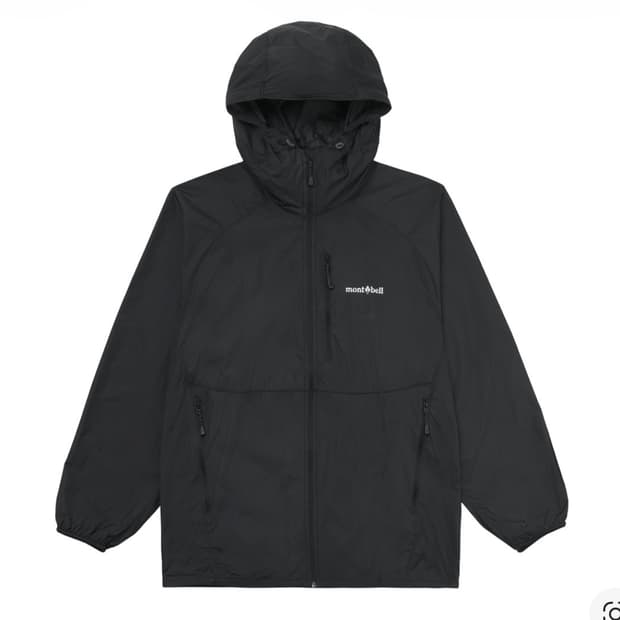 [XL]몽벨 윈드 블라스트 후드 자켓 블랙