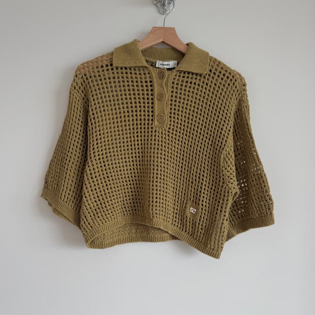 산드로(SANDRO) 리조트 코튼 니트(ITALY)