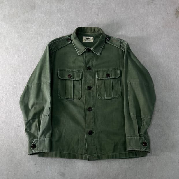 100 폴로 데님앤서플라이 22ss 오버셔츠 