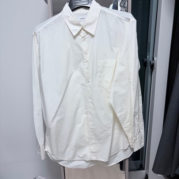 Marka 실크혼방 아이보리 셔츠 4사이즈