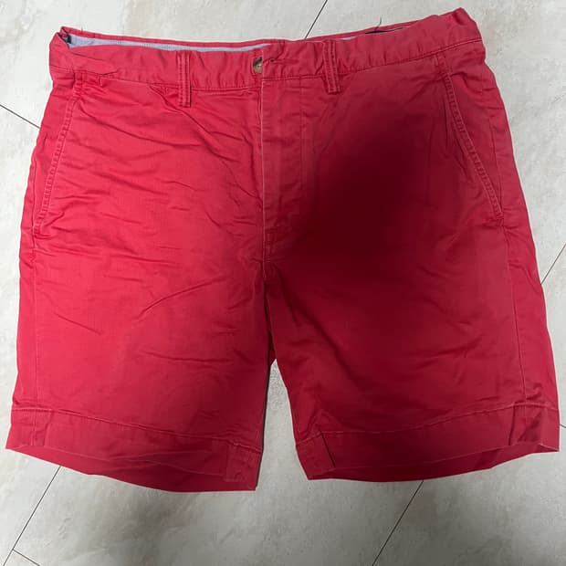 POLO 폴로 랄프로렌 레드 반바지 32