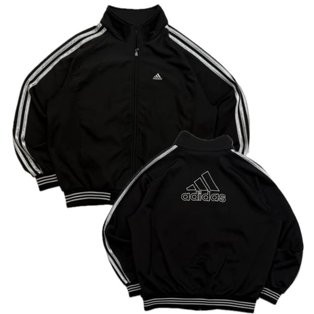 adidas 아디다스 대장급 실버 빅로고 져지