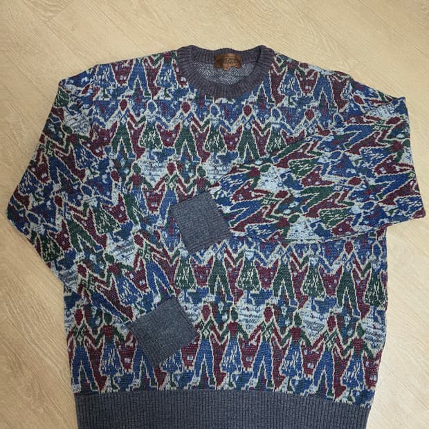 블랙 미쏘니 스포츠 빈티지 울 니트