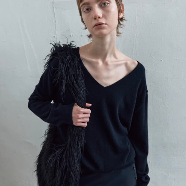 inside out v neck sweater