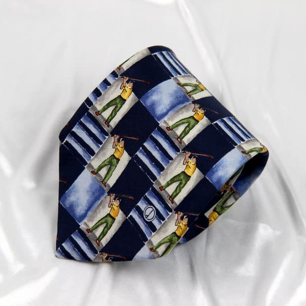 던힐 9.5cm A등급 남자 명품 넥타이