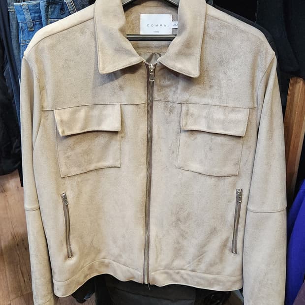 COMMA HOMME 남자 스웨이드 자켓 L/52