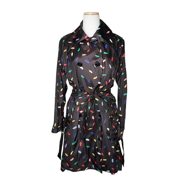 소니아 리키엘 멀티컬러 프린트 레인코트 44