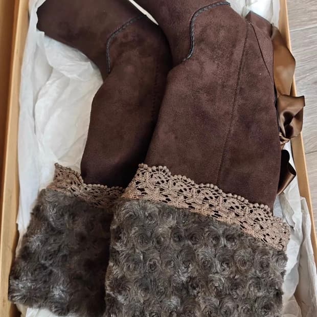 엑시즈팜 라떼갸루 핀터깔 부츠 