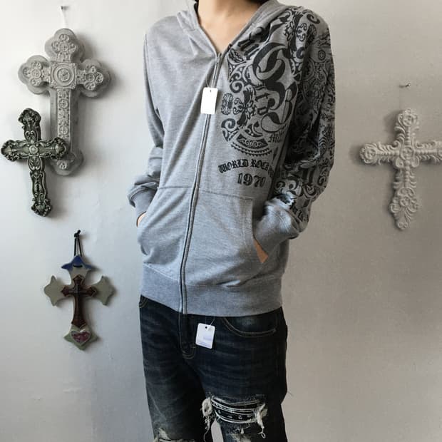 Printing point hood zip up