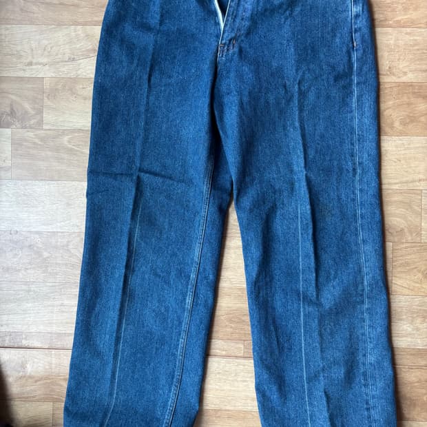 토마스 모어 와이드 테이퍼드 데님 (Indigo/M)(노세탁)