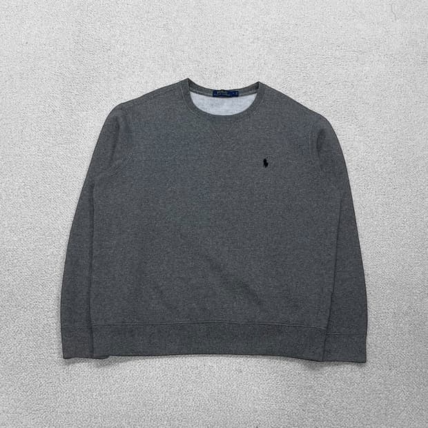 폴로 랄프로렌 포니 로고 맨투맨 그레이