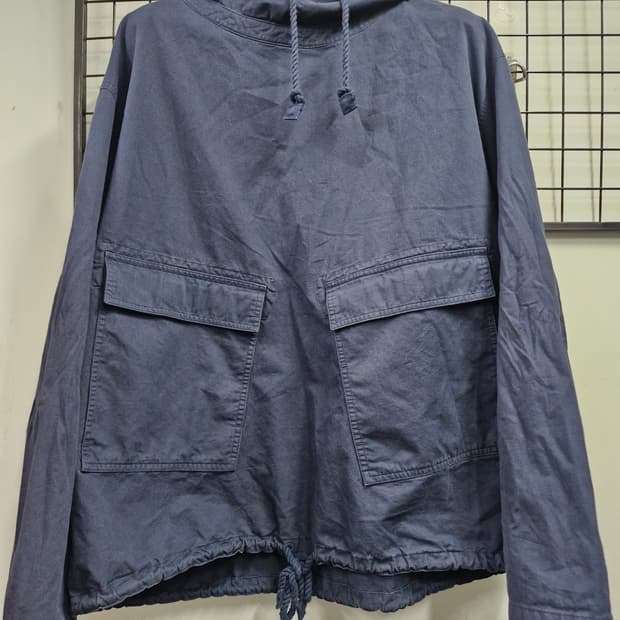 95-100L 예스아이씨 후드 스모크 셔츠 네이비