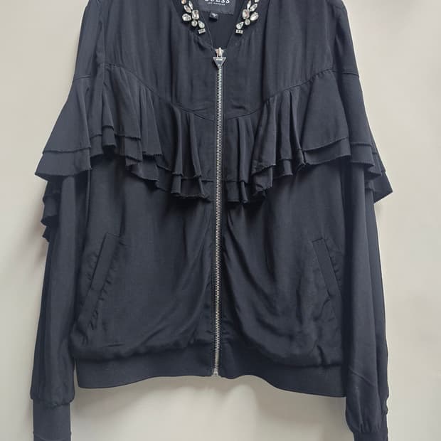 게스 비즈 슬리브 러블 붐버자켓 S(95)