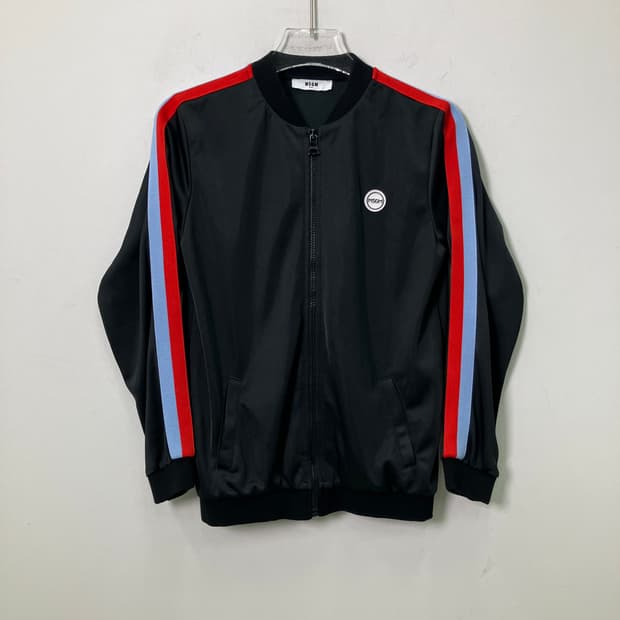 MSGM 블랙 트랙 자켓 