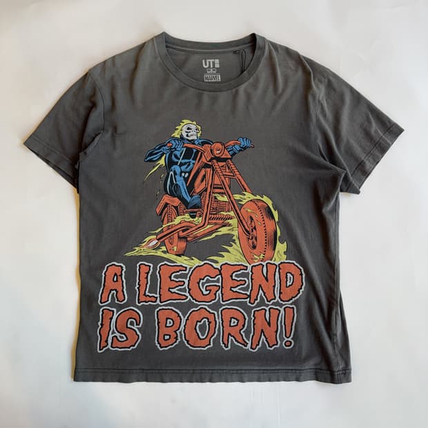 UNIQLO UT MARVEL GHOST RIDER GRAPHIC TEE