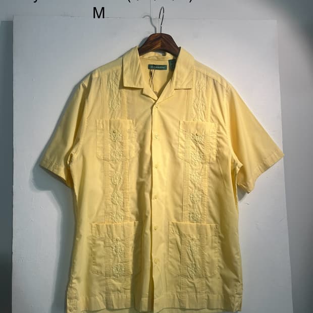Guayabera shirts (쿠바 셔츠) M