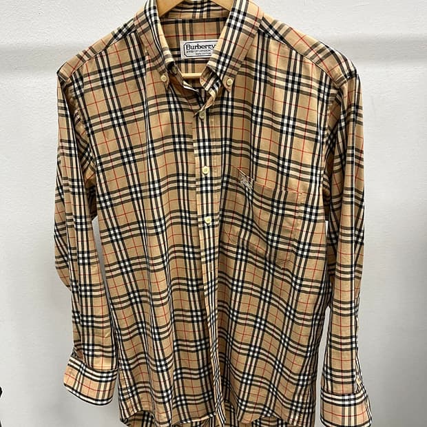 95) 버버리 체크셔츠