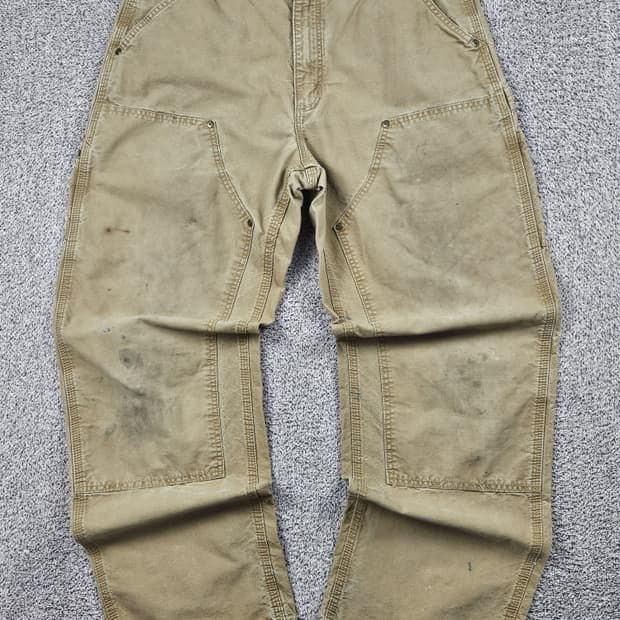 칼하트 코튼 더블니 카펜터 워크 팬츠 ( 34 X 32 ) / 10414