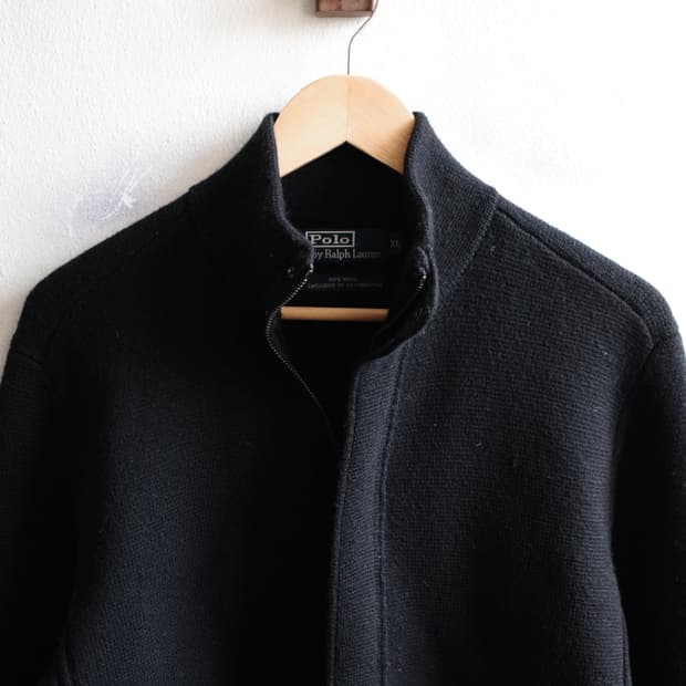 폴로 니트 집업