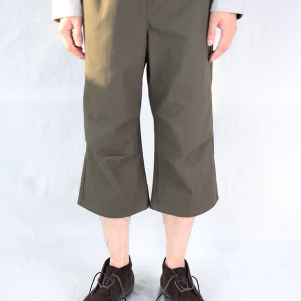[os] les ease 카프리 팬츠 올리브 카키
