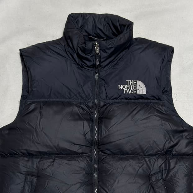 90 노스페이스 700 눕시 블랙 패딩 베스트
