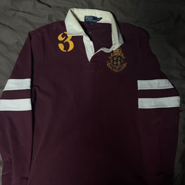 폴로 랄프로렌 카라 럭비티