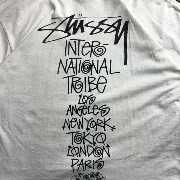 스투시 인터네셔널 트라이브 빅로고 반팔티 3815