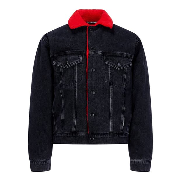 양털 카라 데님 자켓