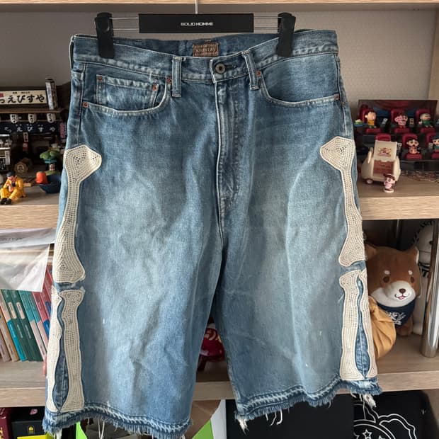 캐피탈 본 쇼츠 블루 34사이즈