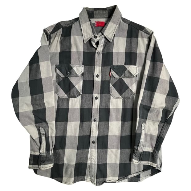 LEVI’S 리바이스 레드탭 체크셔츠 블랙 00s