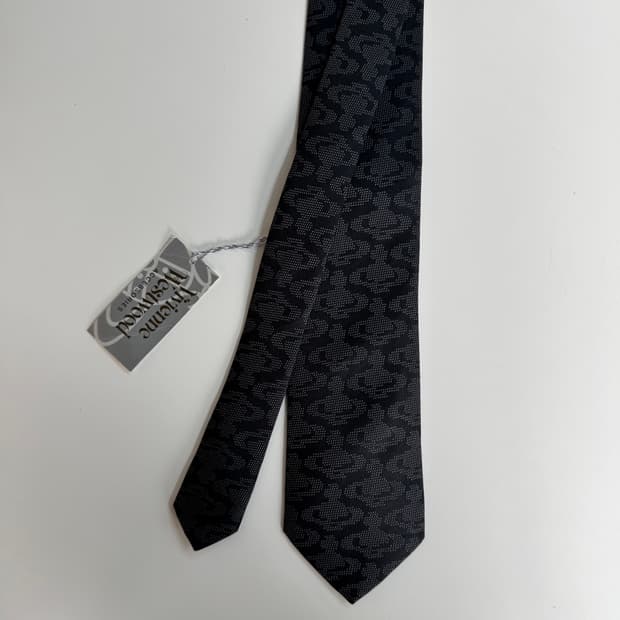 택달린미사용품 비비안웨스트우드 블랙 정품 명품 넥타이(Vivienne)