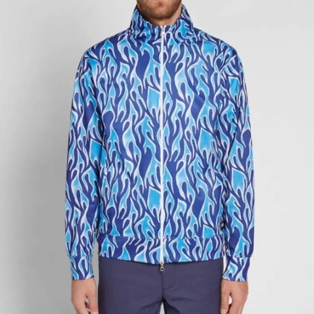 life's a beach 라이프 어 비치 져지 자켓 플레임 불꽃