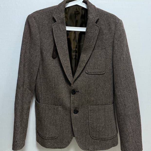 앤드류 브라운 헤링본 자켓 95