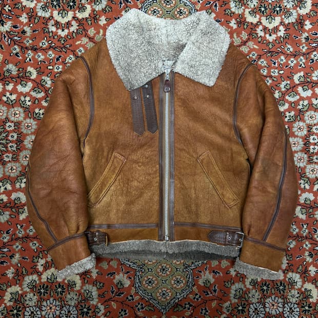 아비렉스 B-3 브라운 무스탕 38(100)