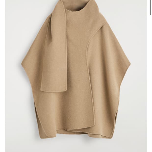 cos 코스 울 케이프 거의 새상품