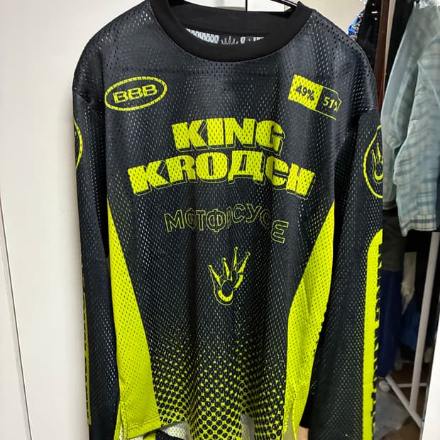 [새상품] 킹크로치 메쉬 긴팔티 저지 L/100