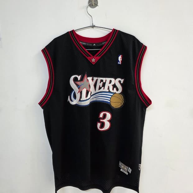 아디다스 nba 아이버슨 농구유니폼