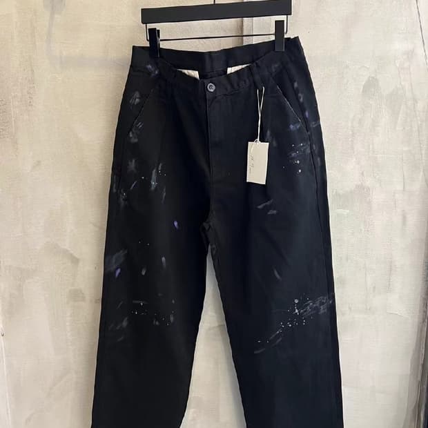 (4) 안셀름 에이징 페인트 팬츠