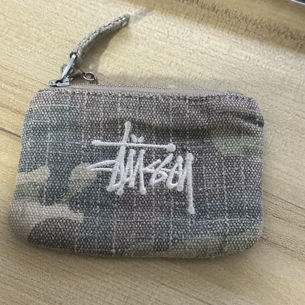 스투시 니들펀치 코인 파우치 (동전지갑)