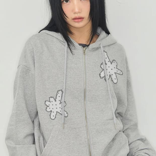 [UNISEX]DOTS GRAV 후드집업
