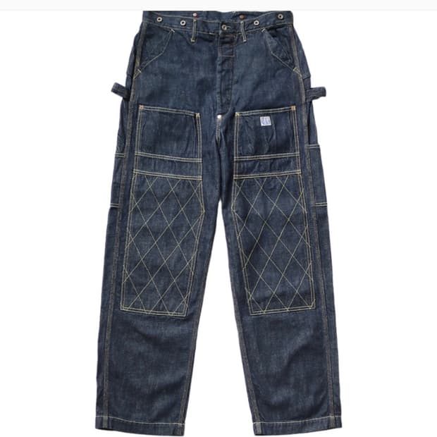 캐피탈 11.5oz 데님럼버팬츠 인디고 새상품 판매합니다.