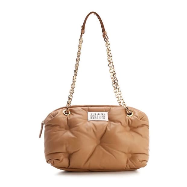 메종마르지엘라 글램 슬램 숄더백 베이지