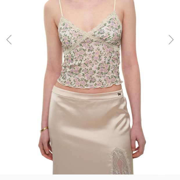 투머치택스 레이스 캐미솔 탑 M (택포)