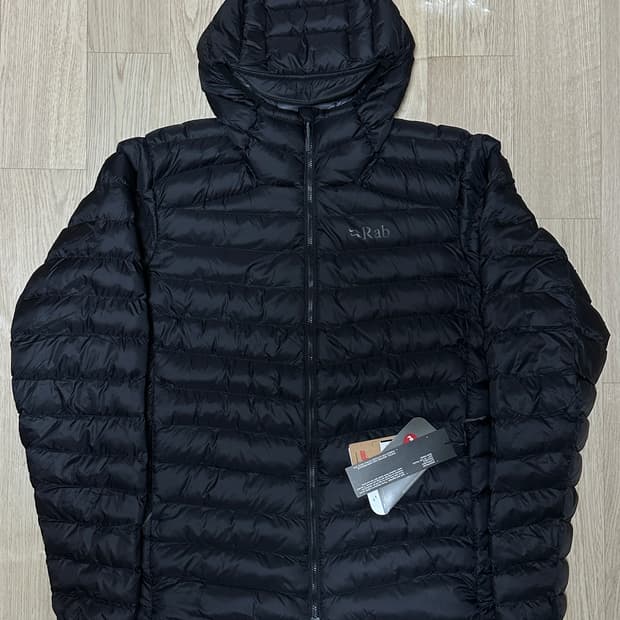 새상품) 랩 Rab 씨러스 알파인 후디 M 블랙