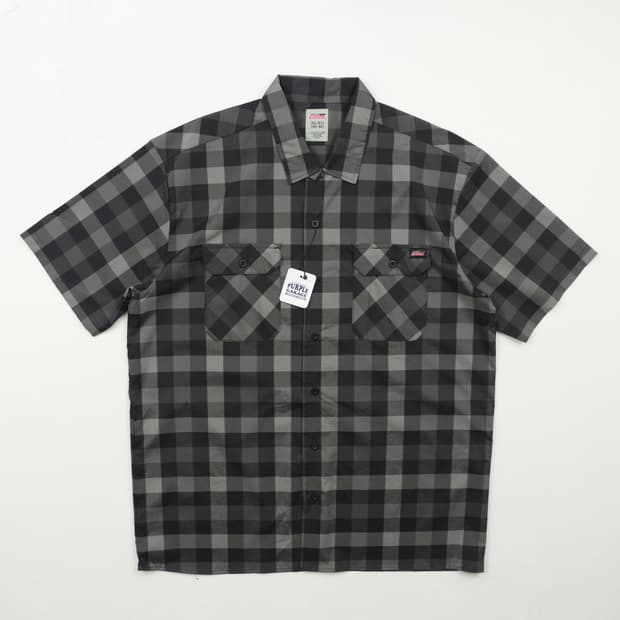 디키즈 체크 반팔 셔츠 XL A1067