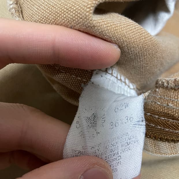 빈티지 칼하트 더블니 36x36