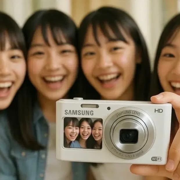 📸✨ 삼성 DV150F 💙 듀얼스크린 WiFi 감성 디카 ✨📸