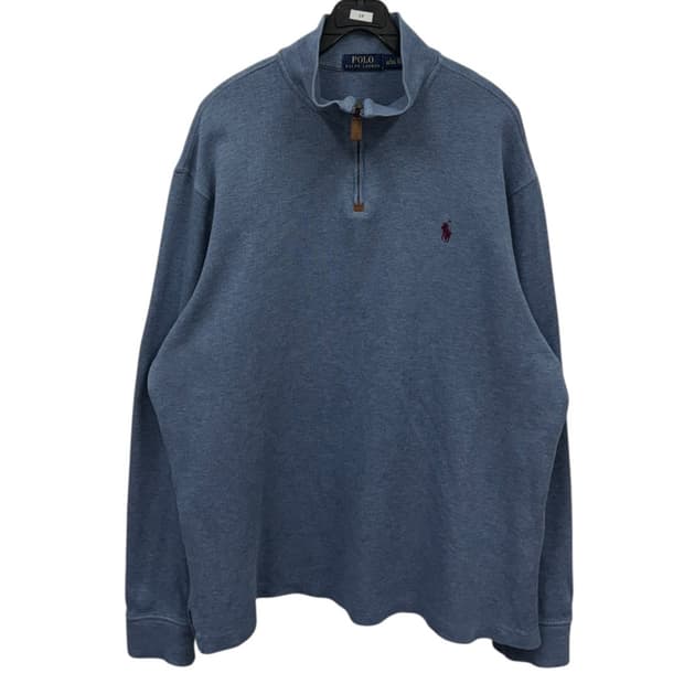 폴로랄프로렌 반집업 울 니트   