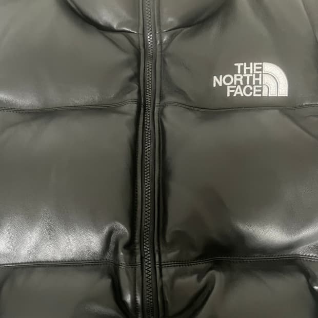노스페이스700 가죽패딩