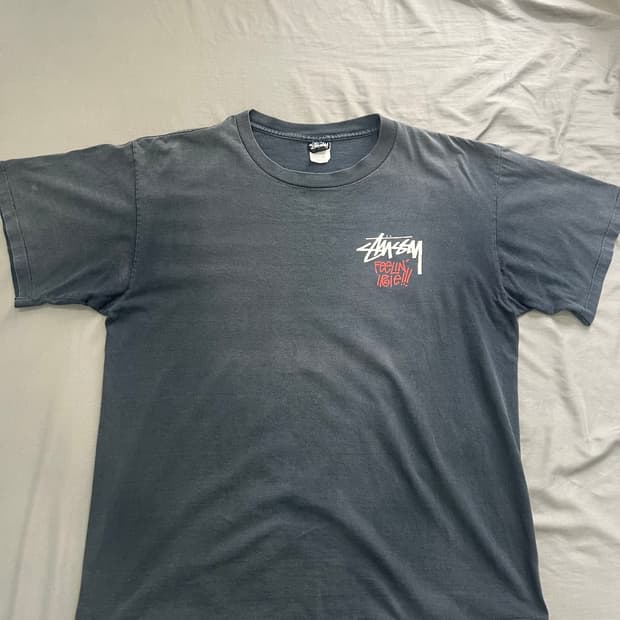 80s 빈티지 스투시 티셔츠 XL사이즈